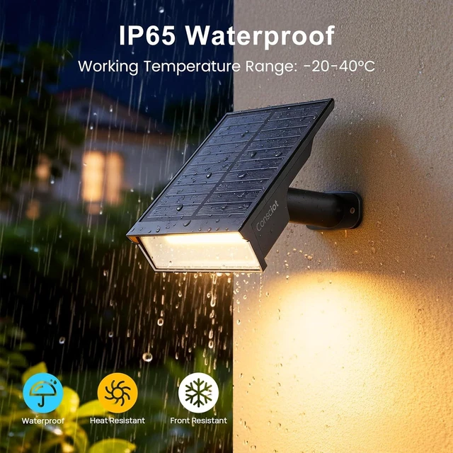 Alt view image 6 of 7 - 3 Color Solar Spot Lights 170° Wide Beam Halloween Lights