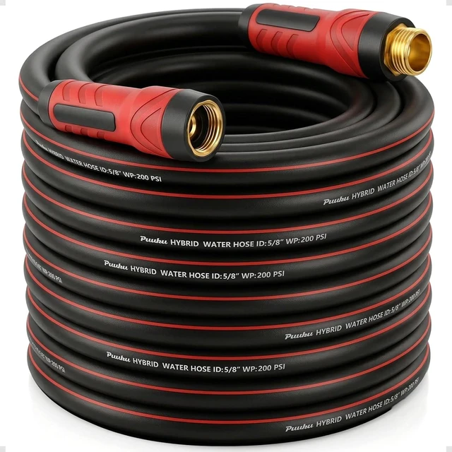 Main image of 75 Ft x 5/8" Non-Expandable Heavy Duty Garden Hose Premium Flexible