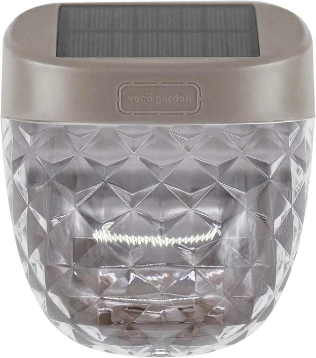 Main image of 4 Pack Earthy Brown Magnetic Solar Garden Lights IPX4 Waterproof Outdoor Ambient Lamp for Classic Beds