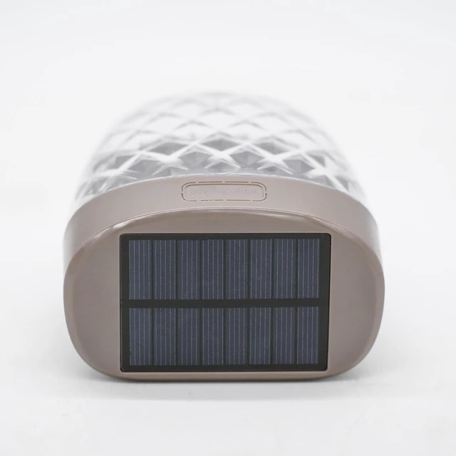 Alt view image 7 of 7 - 4 Pack Earthy Brown Magnetic Solar Garden Lights IPX4 Waterproof Outdoor Ambient Lamp for Classic Beds