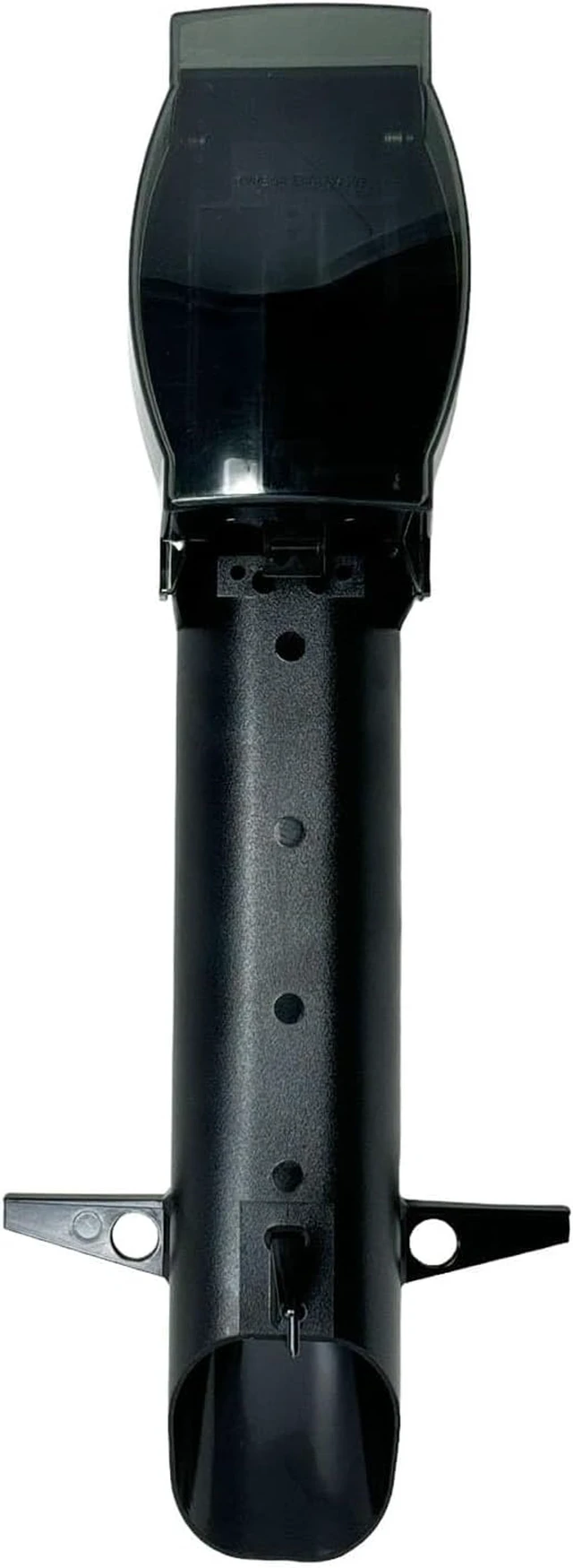 Alt view image 7 of 7 - GPD19B-1 19.5" Low-Profile Outdoor Power Post Enclosure Black Landscape Electrical Post for GFCI & Duplex Outlets