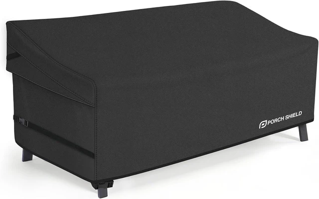 Main image of 92W x 40D x 35H Inch Waterproof Outdoor Sofa Cover, Black