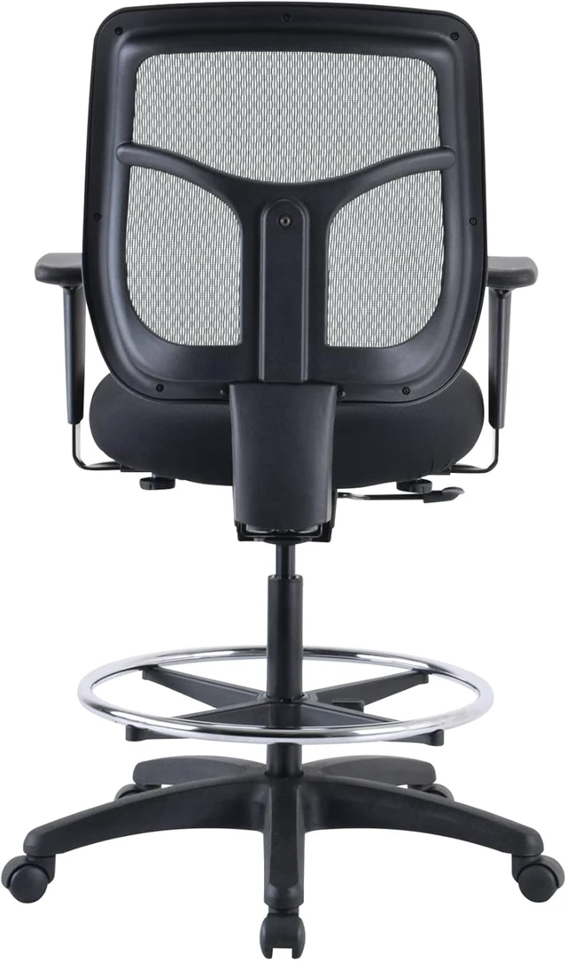Alt view image 5 of 7 - Apollo Black Drafting Stool by Seating