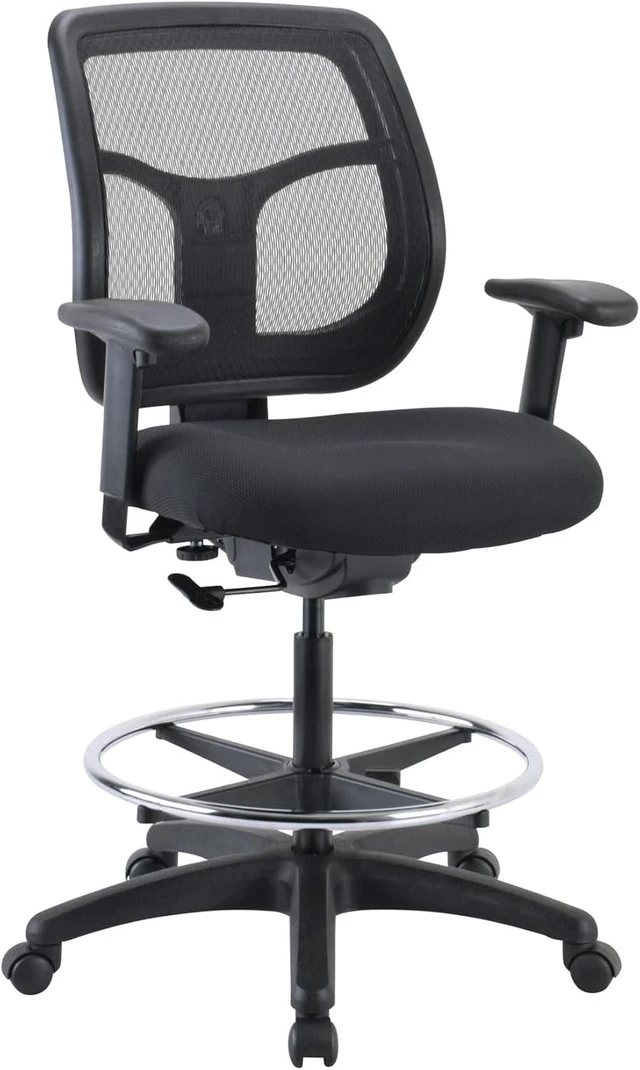 Main image of Apollo Black Drafting Stool by Seating