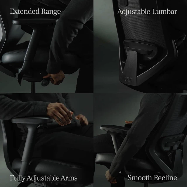 Alt view image 6 of 7 - Ergonomic Chair Pro Mesh Office Chair 14 Points of Adjustment