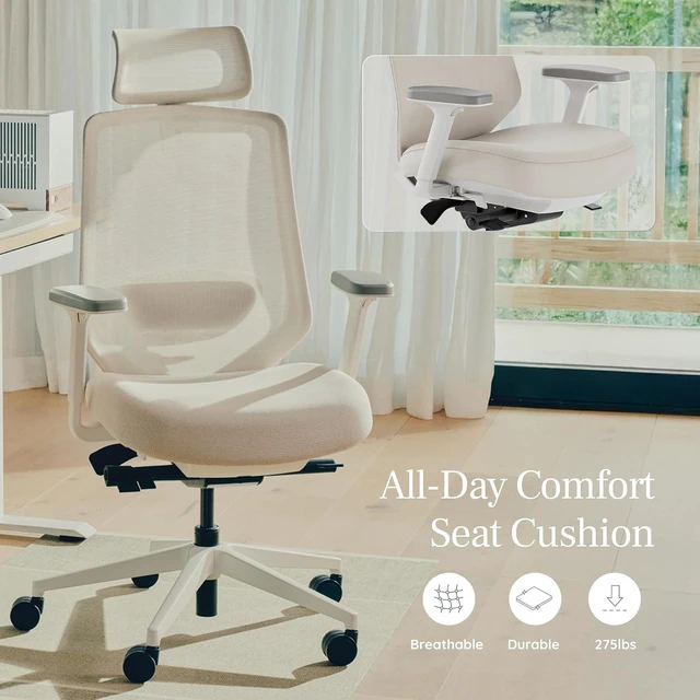 Alt view image 7 of 7 - Ergonomic Chair Pro Mesh Office Chair 14 Points of Adjustment