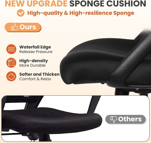 Alt view image 6 of 7 - Heavy Duty Adjustable Drafting Chair Tall Ergonomic Standing Desk Stool with Lumbar Support & Footrest for Artists & Home Office