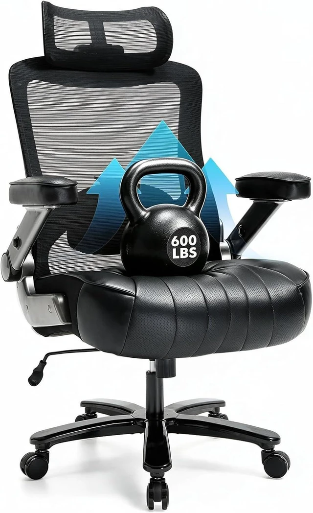 Main image of 600 Lbs Heavy Duty Big & Tall Executive Office Chair