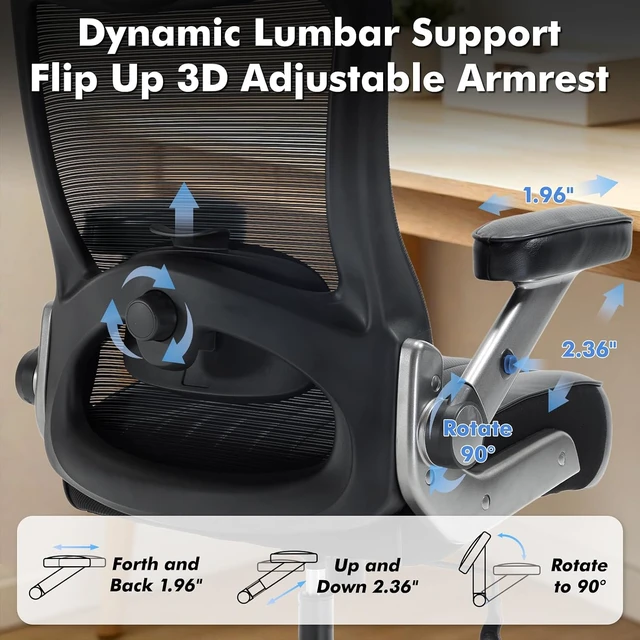 Alt view image 6 of 7 - 600 Lbs Heavy Duty Big & Tall Executive Office Chair