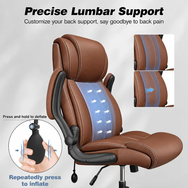 Alt view image 4 of 7 - Comfy Ergonomic High Back Home Office Computer Chair