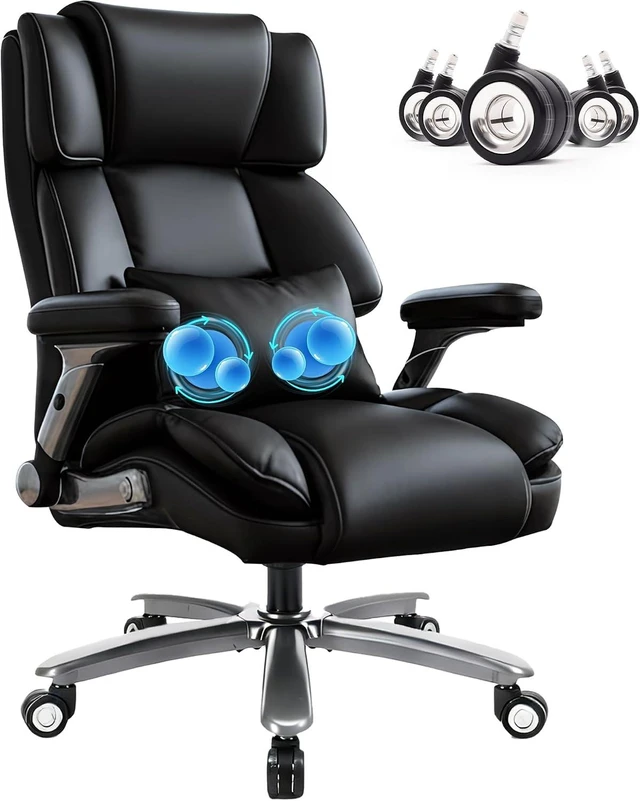 Main image of 400 Lbs Heavy Duty Big & Tall Executive Chair High Back Home Desk Chair