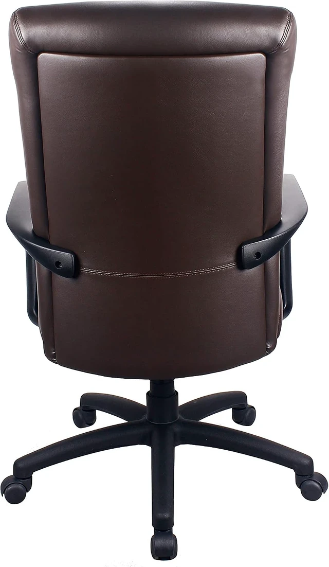 Alt view image 4 of 5 - Manchester High Back Leather Chair by Eurotech Seating, Brown