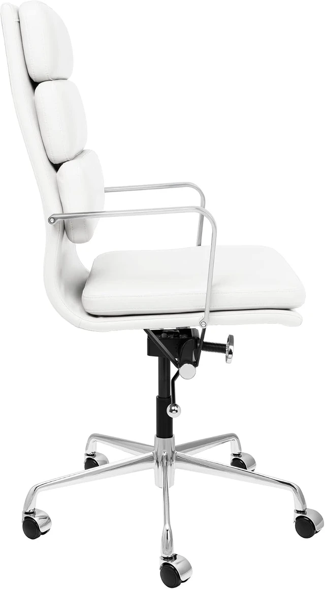 Alt view image 4 of 5 - Padded SOHO II Tall Back Management Chair (White)