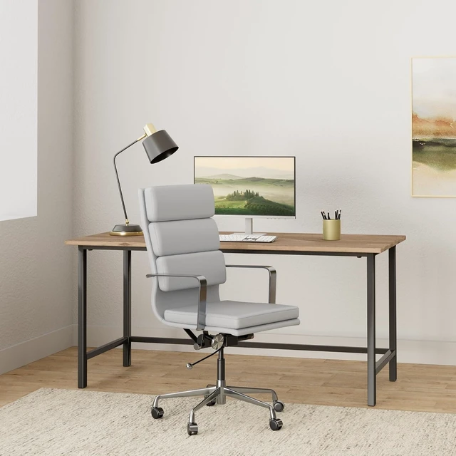 Alt view image 2 of 5 - Padded SOHO II Tall Back Management Chair (White)