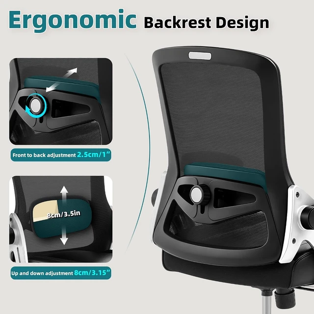 Alt view image 6 of 7 - 500 Lbs Big & Tall Office Chair Executive Leather Desk Chair
