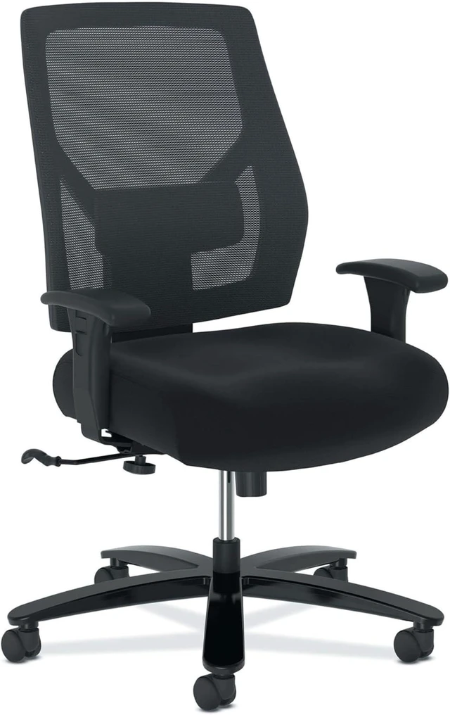 Main image of Crio Big & Tall Ergonomic Office Chair, Heavy Duty Desk Chair, Black