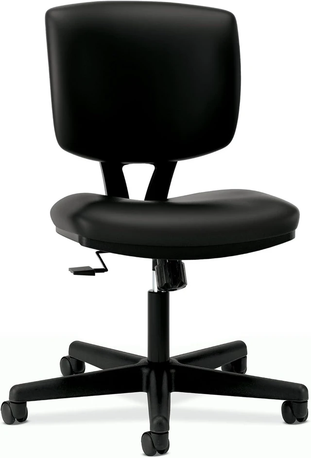 Main image of Volt Ergonomic Office Chair, Armless Office Desk Computer Chair, Black