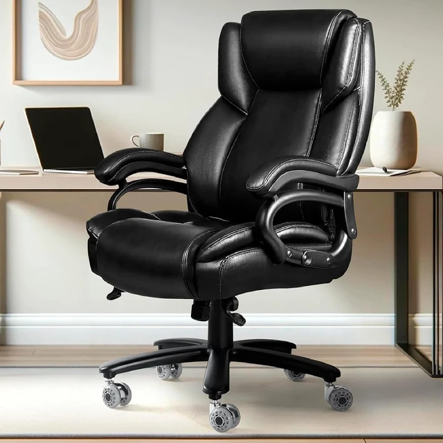Alt view image 2 of 7 - Big & Tall Heavy Duty Office Chair for Heavy People