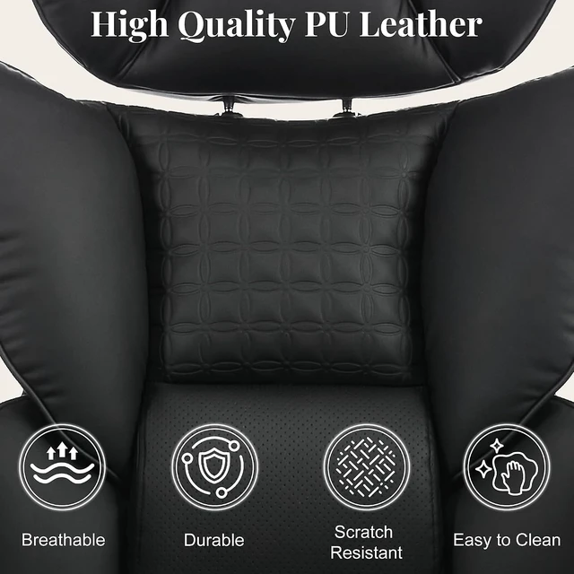 Alt view image 7 of 7 - Big & Tall Office Chair 400 LBS for Adults, Home Office