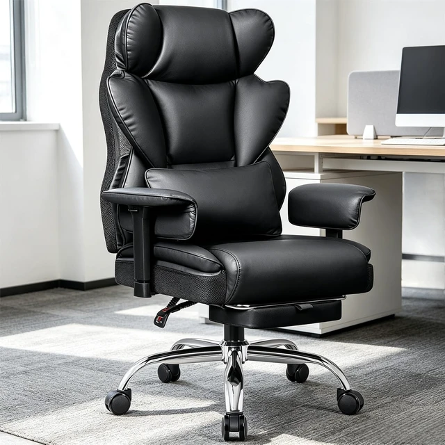 Alt view image 2 of 7 - Big & Tall Office Chair 400 lbs, Gaming Chair with 23" Wide Seat