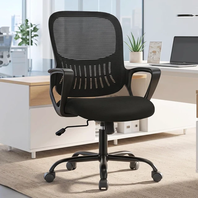 Main image of Home Office Mesh Desk Chair with Ergonomic Lumbar Support