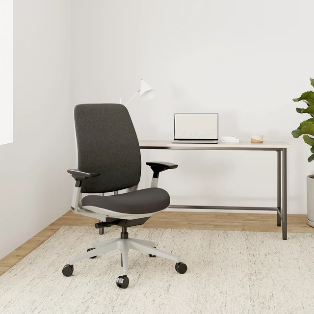 Alt view image 2 of 7 - Series 2 Ergonomic Office Chair for Carpet Floors, Graphite