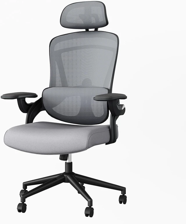 Alt view image 3 of 7 - Mesh Executive Home Office Chair, Ergonomic Computer Desk Chair
