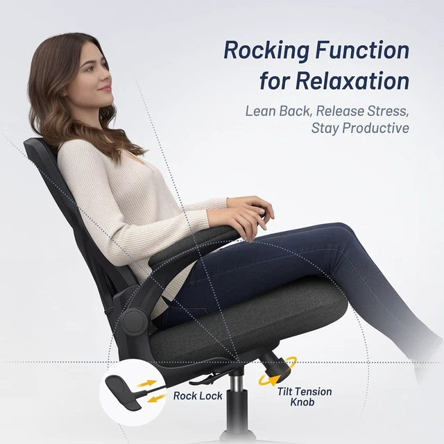 Alt view image 6 of 7 - Ergonomic Office Chair for Long Hours, 4" Molded Foam Cushion, 350 LBS