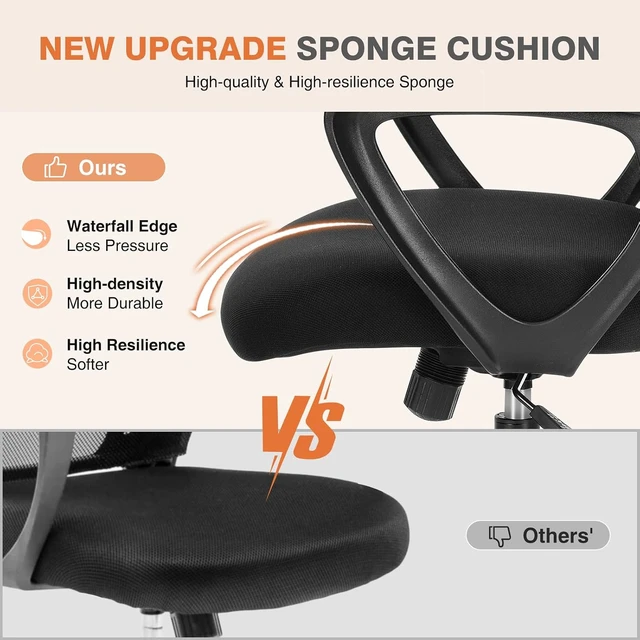 Alt view image 5 of 7 - Ergonomic Managerial Executive Chair for Home Office