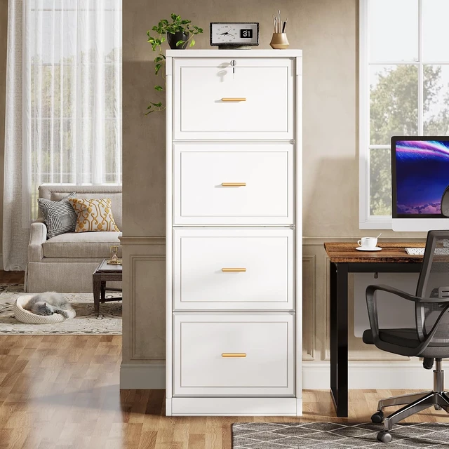 Alt view image 7 of 7 - 4 Drawer File Cabinet with Lock for Home Office