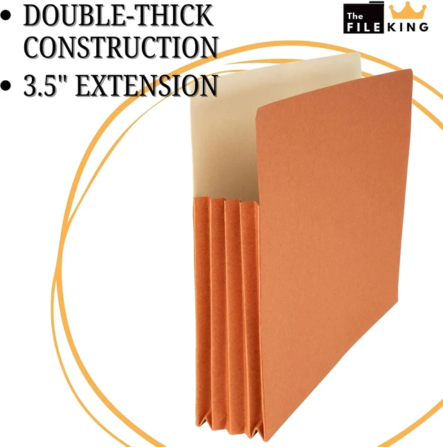 Alt view image 4 of 6 - Expanding Accordion File Folder Legal Size 8½ x 14