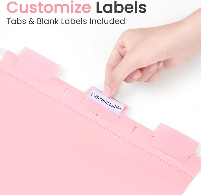 Alt view image 4 of 7 - Extra Capacity Plastic Hanging File Folders, 2" Expansion Organizer