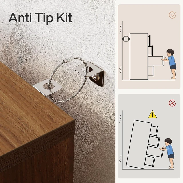 Alt view image 7 of 7 - 4 Drawer File Cabinet with Lock for Home Office