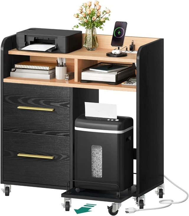 Main image of File Cabinet Featuring Charging Station