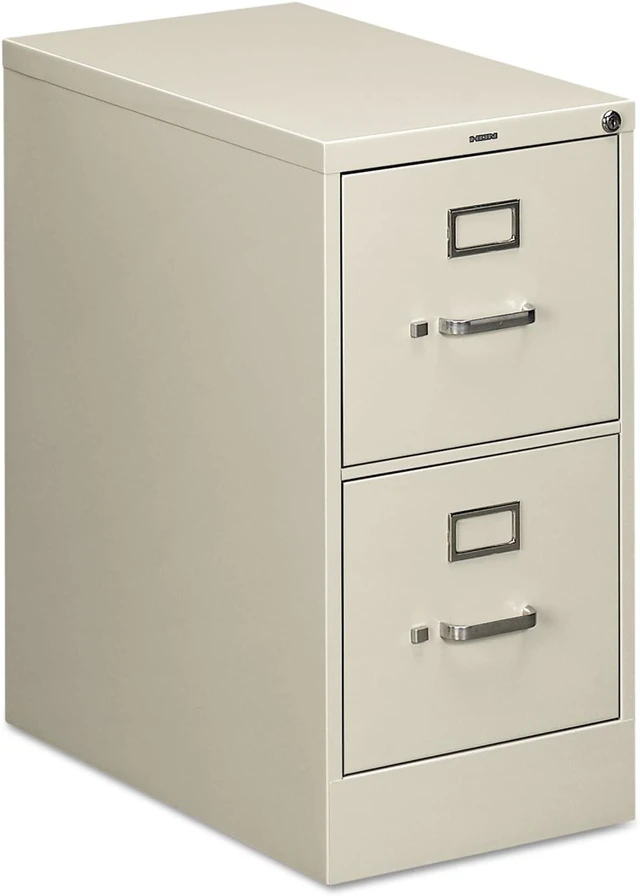 Main image of 512PQ Letter Size Two-Drawer Full-Suspension File, 15w x 29h x 25d, Gray