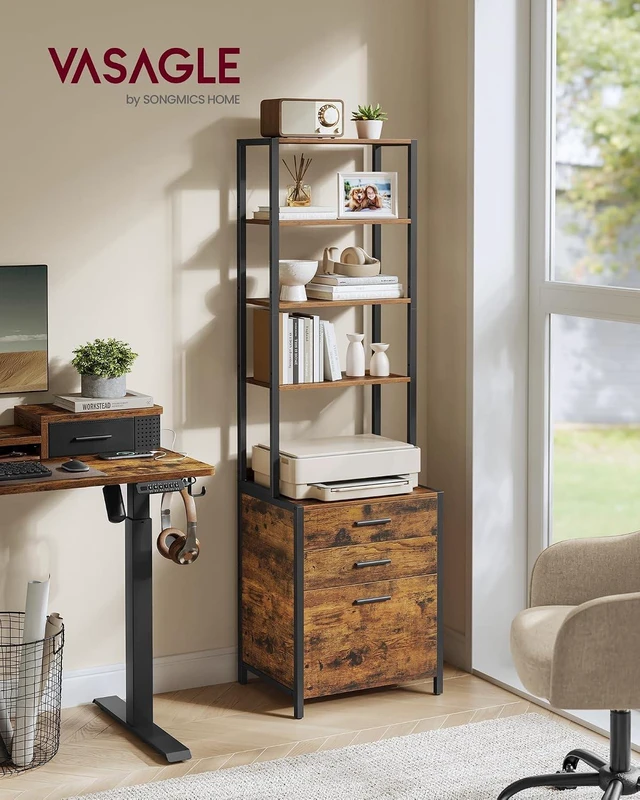 Alt view image 3 of 6 - 3 Drawer Home Office Filing Cabinet