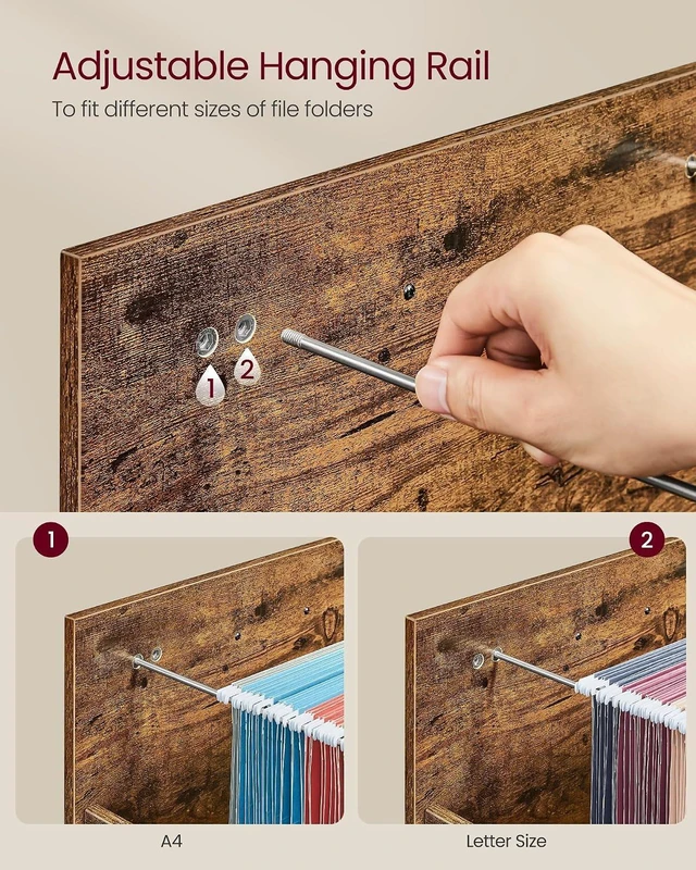 Alt view image 6 of 6 - 3 Drawer Home Office Filing Cabinet