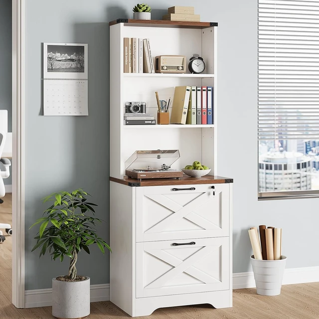 Alt view image 7 of 7 - 2 Drawer File Cabinet with Lock for Home Office