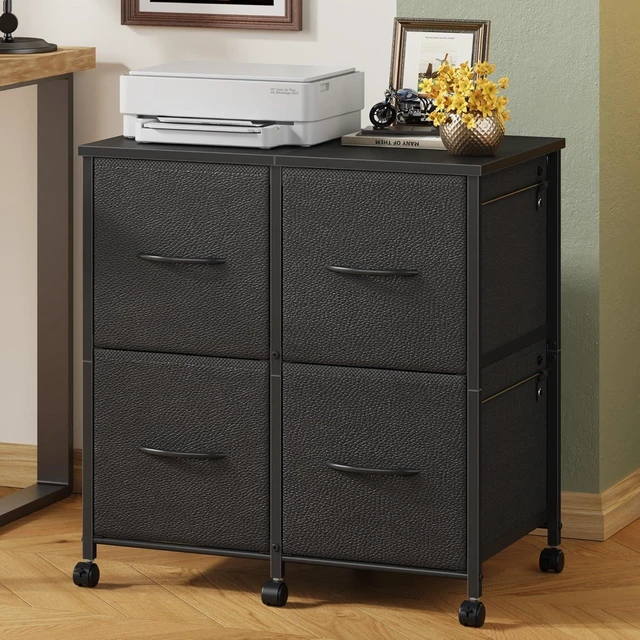 Main image of 23''W 4 Drawer Mobile Lateral File Cabinet for Large Printer