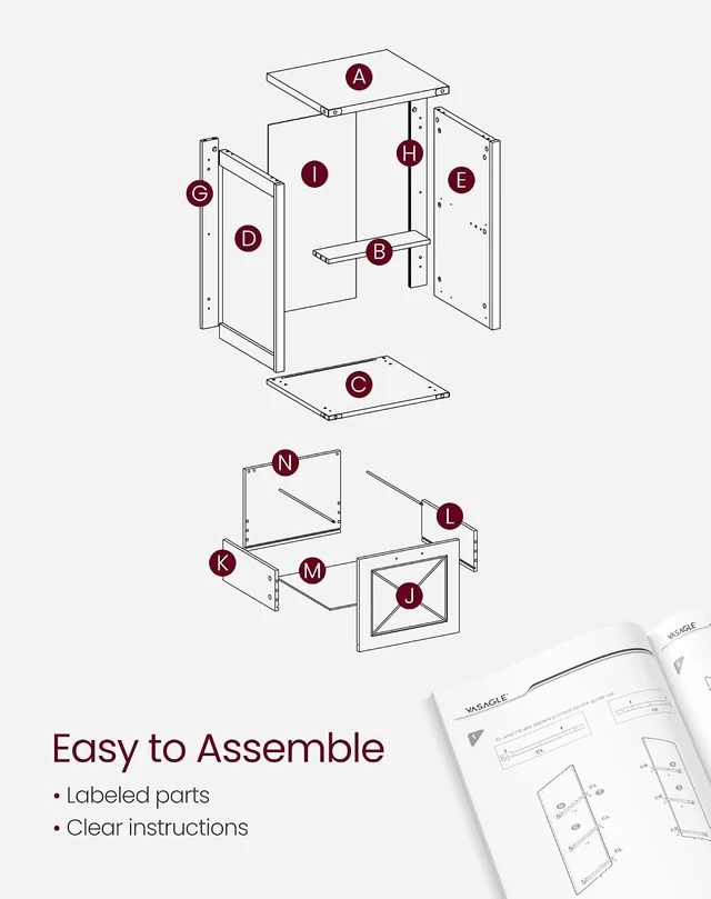 Alt view image 4 of 7 - File Cabinet with 2 File Drawers & Printer Stand, Fits A4 Letter Size