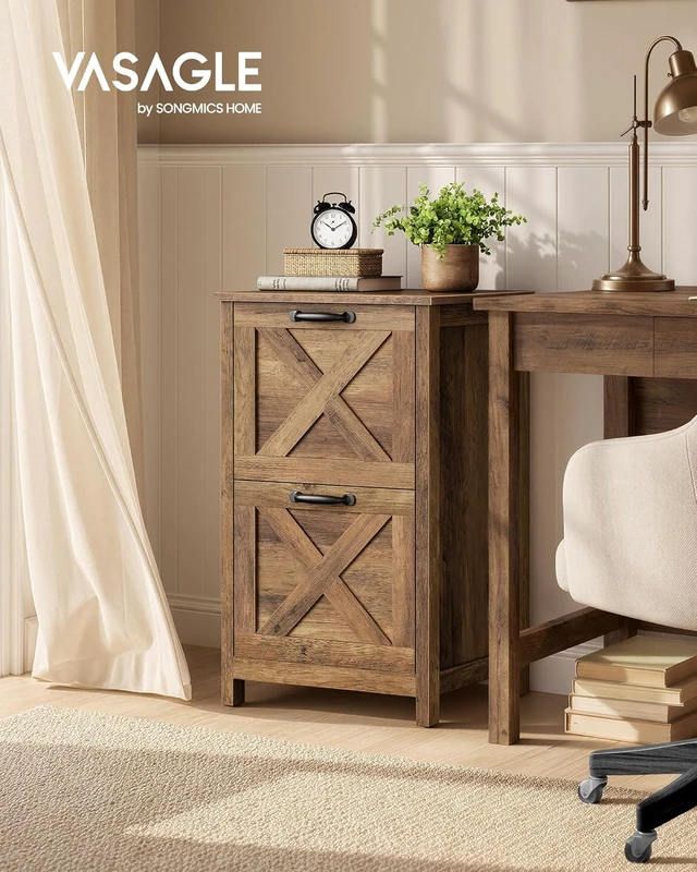Alt view image 3 of 7 - 2-Drawer Filing Cabinet for Home Office