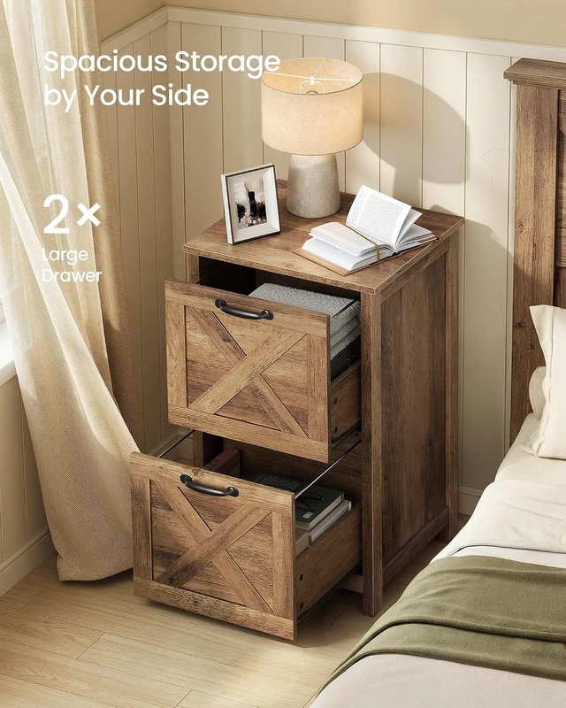 Alt view image 4 of 7 - 2-Drawer Filing Cabinet for Home Office
