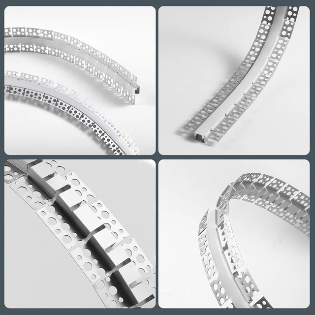 Alt view image 2 of 6 - 10Pack LED Diffuser Channel Aluminum Track Profile with Milky White Cover