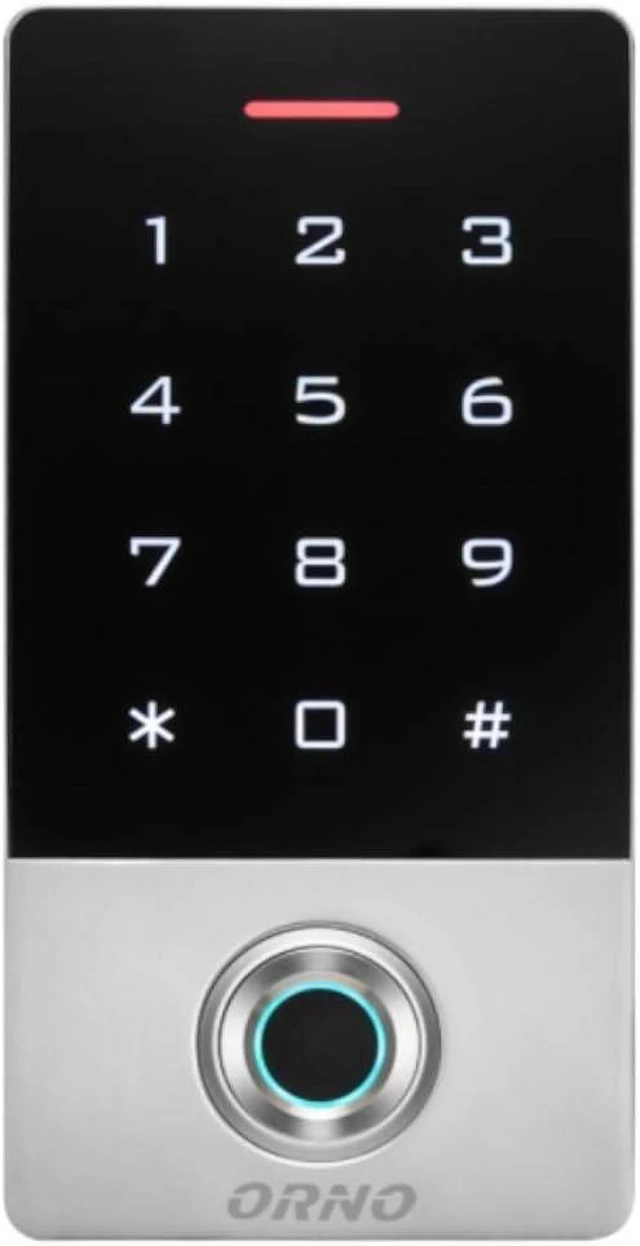 Main image of OR-ZS-822 Waterproof Smart Door Lock Fingerprint Padlock, Works with Access Cards