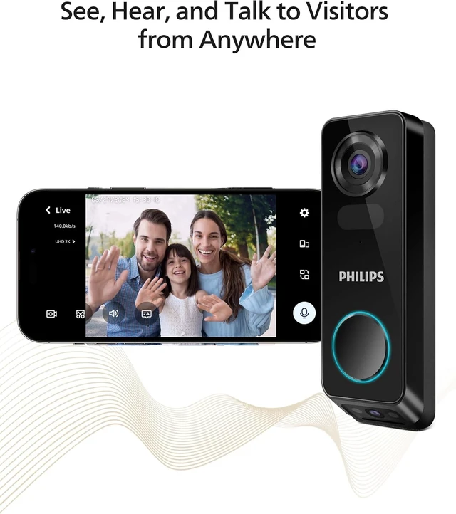 Alt view image 6 of 7 - Wireless Video Doorbell Dual Camera