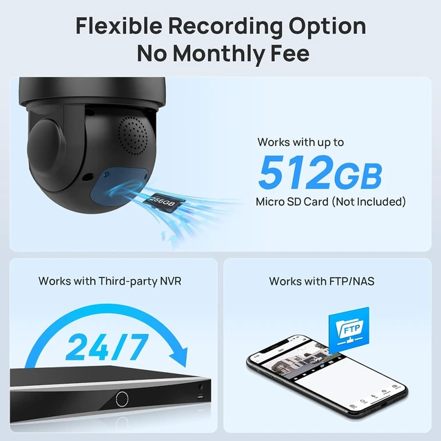 Alt view image 6 of 7 - 5MP PTZ PoE IP Outdoor Camera 25X Optical Zoom, Auto Tracking