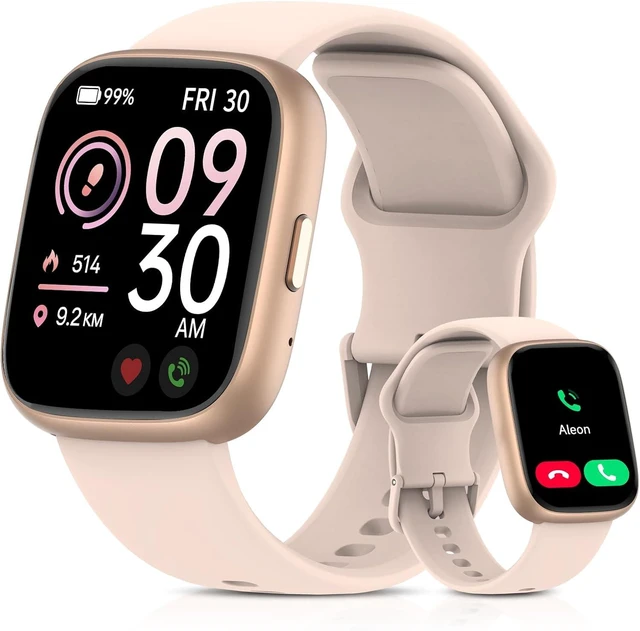 Main image of Smart Watch for Men & Women with Alexa Built-in 1.83" HD Fitness Tracker, Bluetooth 5.3 Call, Heart Rate SpO2 Sleep Monitor, IP68 Waterproof, 100+ Sports Modes (Rose Gold)