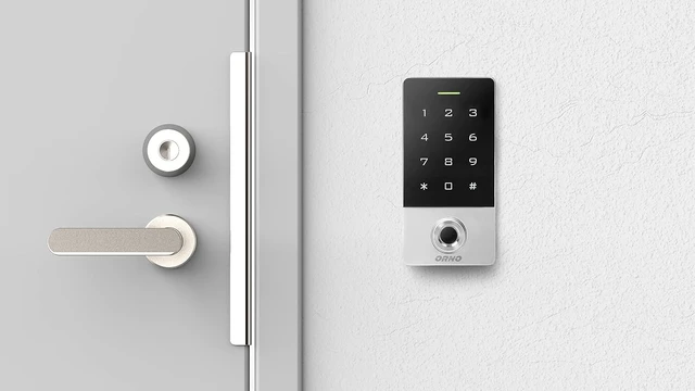 Alt view image 4 of 5 - OR-ZS-822 Waterproof Smart Door Lock Fingerprint Padlock, Works with Access Cards