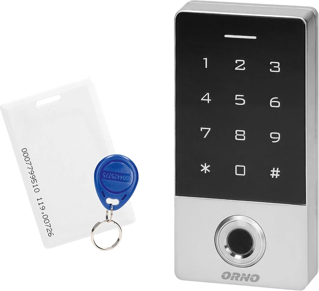 Alt view image 5 of 5 - OR-ZS-822 Waterproof Smart Door Lock Fingerprint Padlock, Works with Access Cards