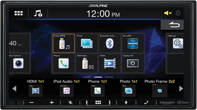 Alt view image 6 of 7 - iLX-407 Shallow-Chassis 7-Inch Multimedia Receiver with CarPlay & Android Auto
